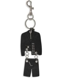 Versace - Leather Keyring - Lyst