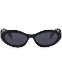 Prada - Occhiali Da Sole Symbole Ovali - Lyst