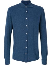 Barba Napoli - Long Sleeve Polo Shirt - Lyst