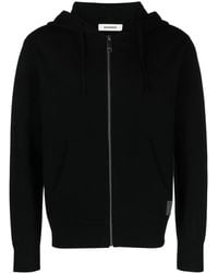 Sandro - Zip-Up Long-Sleeved Hoodie - Lyst