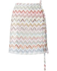 Missoni - Zigzag-Pattern Mini Skirt - Lyst
