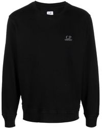 C.P. Company - Sweater Met Geborduurd Logo - Lyst