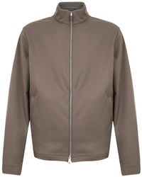 ZEGNA - Veste Zippée À Col Montant - Lyst