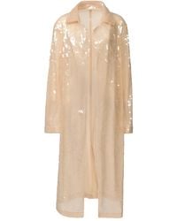 Fabiana Filippi - Sequin-Embellished Coat - Lyst