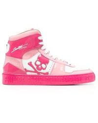 Philipp Plein - Skull High-Top Sneakers - Lyst