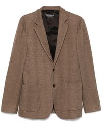 Dondup - Herringbone-Pattern Blazer - Lyst