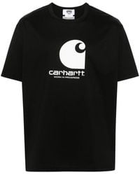 Junya Watanabe - X Carhartt t-shirt à logo imprimé - Lyst