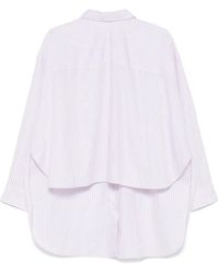 Victoria Beckham - Striped Shirt - Lyst