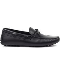 Tod's - Gommino Tie-Detail Boat Shoes - Lyst