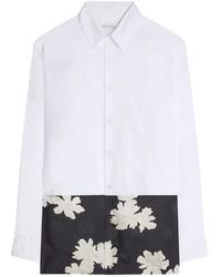 Dries Van Noten - Shirt With Floral Detail - Lyst