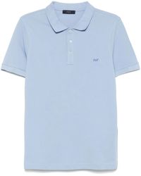 Fay - Piqué-Weave Polo Shirt - Lyst