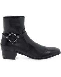 Tom Ford - Clint Buckle-Detail Biker Boots - Lyst