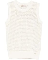 Herno - Top De Punto Con Perforaciones - Lyst