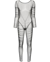 Maison Close - Nuit Fauve Naked-Back Long-Sleeves Jumpsuit - Lyst