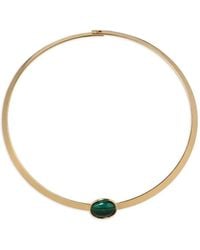 Jennifer Behr - Elaine Malachite Collar Necklace - Lyst