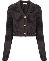 Nina Ricci - Gebreid Vest Met V-Hals - Lyst