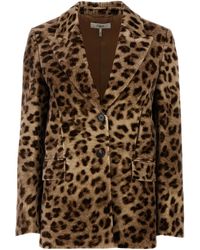 Chloé - Sakko Mit Animal-Print - Lyst