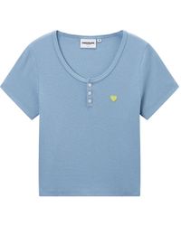 Chocoolate - Fine Ribbed T-Shirt - Lyst