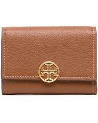 Tory Burch - Miller Logo-plaque Leather Wallet - Lyst