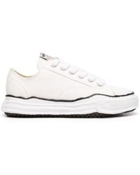 Maison Mihara Yasuhiro - White Peterson Low Sneakers in Canvas - Lyst