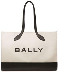 Bally - Bar Logo-print Tote Bag - Lyst