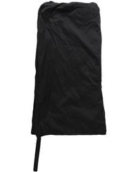 Rick Owens - Gathered-Detail Mini Dress - Lyst