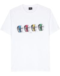 PS by Paul Smith - T-shirt en coton biologique à logo imprimé - Lyst