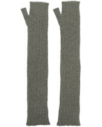 Barrie - Long Knit Fingerless Gloves - Lyst