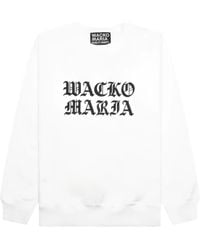Wacko Maria - Embroidered Crew Neck Sweatshirt - Lyst