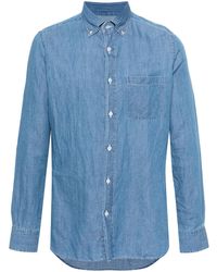 Moorer - Rolf Hemd Aus Chambray - Lyst