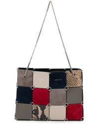 KHAITE - Mini Emma Patchwork Leather Tote Bag - Lyst