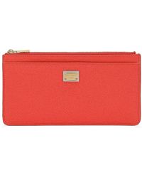 Dolce & Gabbana - Large Card Holder With Tag - Lyst