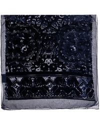 Etro - ペイズリーベルベットスカーフ - Lyst