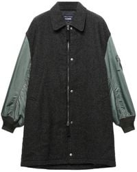 Comme des Garçons - Abrigo A Paneles Con Cremallera - Lyst