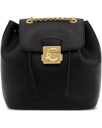 Coccinelle - Small C-Me Lock Grained Leather Backpack - Lyst