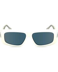Victoria Beckham - Rectangle-Frame Sunglasses - Lyst