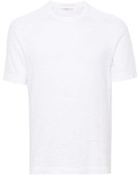 Transit - T-shirt Met Slub Textuur - Lyst