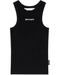Palm Angels - Classic Logo Fitted Tank Top - Lyst