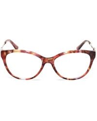 Guess - Tortoiseshell-Effect Cat-Eye Frame Glasses - Lyst