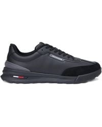 Tommy Hilfiger - Logo-Plaque Lace-Up Low-Top Sneakers - Lyst