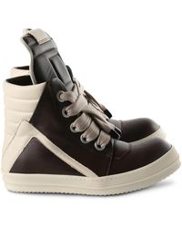 Rick Owens - Jumbolace Geobasket High-Top Sneakers - Lyst