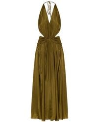 Zimmermann - Abito Lungo Con Dettaglio Cut-Out - Lyst