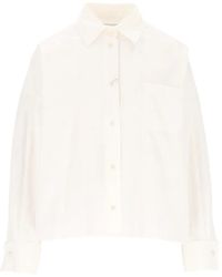 Weekend by Maxmara - Cotton Poplin Boxy Shirt - Lyst