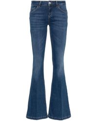 Liu Jo - Mid-rise Flared Jeans - Lyst
