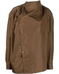 Lemaire - Soft Collar Silk Blouse - Lyst