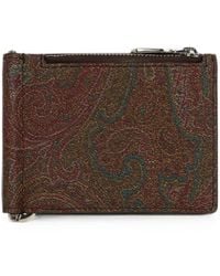 Etro - Arnica Bifold Card Holder - Lyst