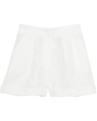 ACTUALEE - Pleated Shorts - Lyst