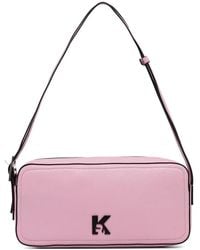KARL LAGERFELD - Logo-Plaque Tote Bag - Lyst