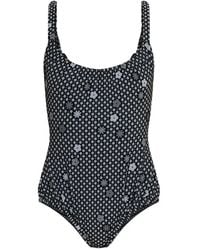 MM6 by Maison Margiela - Floral-Print Swimsuit - Lyst