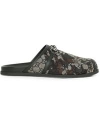 Gucci - Logo-Patterned Horsebit-Detail Mules - Lyst